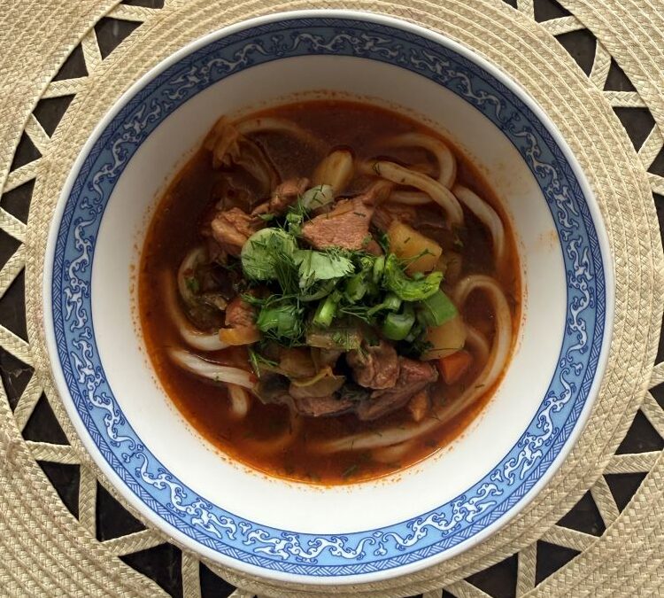 Лагман от Wine, Beer & Deli, Hallandale Beach в исполнении шеф-повара Индиры Пак